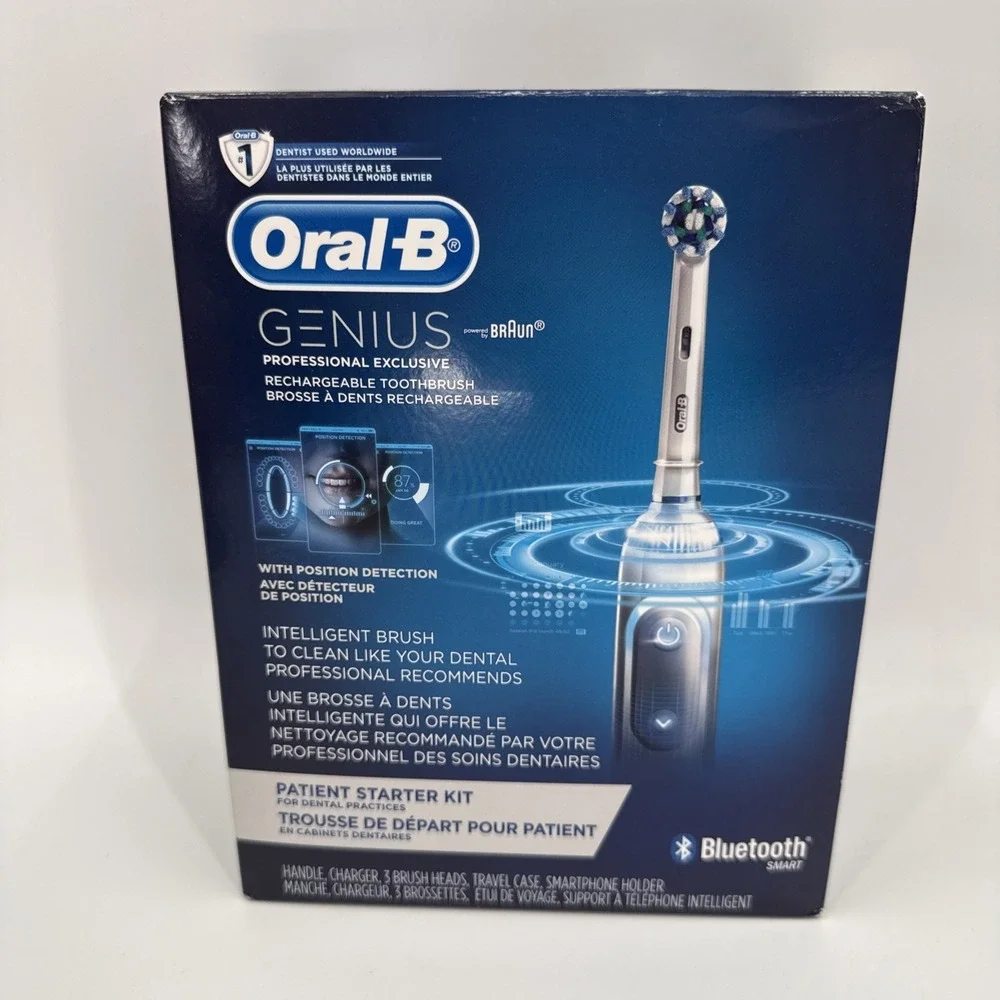 Oral-B Genius Rechargeable Electric Toothbrush New & Unopened w/1 Brush Head